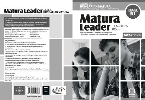 matura leader b1 (hungarian edition) teacher's book 2020